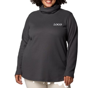 เสื้อสเวตเชิ้ตผู้หญิงคอเต่า แขนยาว ผลิตจากผ้าโพลีเอสเตอร์เนื้อนุ่ม สำหรับขายส่งจำนวนมาก สไตล์ลำลอง ทันสมัย ปี 2026 - Product Image 1