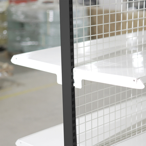 Double-Sided Gondola Shelving with Wire Grid Panels for Supermarkets| OEM SERVICE - Product Image 4