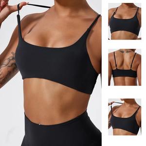 Sujetador deportivo cruzado en la espalda de tela supersuave, Top de gimnasio para mujer, ropa de Yoga de mayor calidad, sujetador de Fitness para correr para mujer, sujetador de Yoga para entrenamiento - Product Image 6