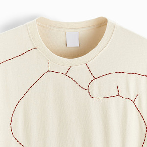 New Heavy <b>Weight</b> Plain <b>Blank</b> Cotton Blend T Shirt Manufacturers Wholesale Short Sleeve Microfiber T-Shirts Plus Size - Product Image 6