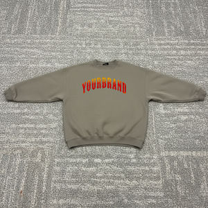 เสื้อสเวตเชิ้ตโออีเอ็ม ผ้าคอตตอน 100% ทรงโอเวอร์ไซส์ สไตล์ลำลองสำหรับฤดูหนาว ไหล่ตก รับสกรีนโลโก้ เสื้อฮู้ดดี้และเสื้อสเวตเชิ้ตผู้ชาย - Product Image 4