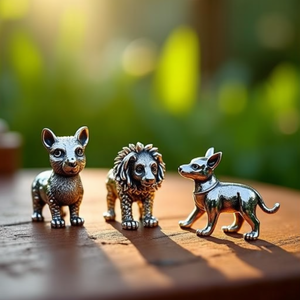 Llaveros Metálicos con Figuras de Animales en 3D, Paquete de 36 - Product Image 3