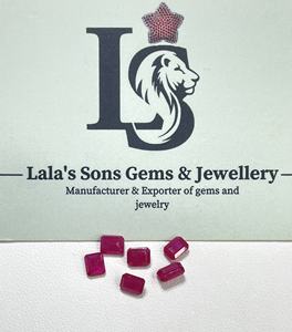 100% Natural Fine Quality Heated Mozambique <b>Ruby</b> 5x4mm Octagon Cut Reddish Pink Color Loose Gemstone for Making <b>Bracelet</b> - Product Image 6