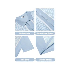 Vente en gros de chemises respirantes d'été OEM nouvel ensemble de shorts hawaïens imprimés sur mesure pour hommes - Product Image 6