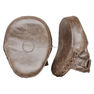 Premium Quality Boxing <b>Focus</b> <b>Pads</b> Leather Mitts Punch <b>Pads</b> Custom Logo Manufacturer Pakistan - Product Image 5