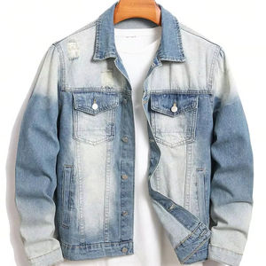 Meilleures tendances de veste en jean pour hommes Distressed Vintage Stylish and Durable Versatilité Maîtriser le look Vestes en jean pour hommes - Product Image 1