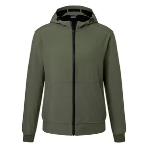 Veste Softshell Imperméable à Capuche Personnalisée pour Homme – Veste de Merchandising pour Homme - Product Image 3
