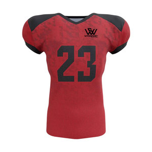 ชุดยูนิฟอร์มอเมริกันฟุตบอลสั่งทำพิเศษ ระบายอากาศได้ดี แขนสั้น น้ำหนักเบา คุณภาพสูง ขั้นต่ำในการสั่งซื้อน้อย - Product Image 2