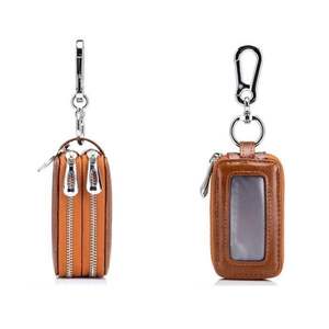 Llaveros de cuero Logotipo personalizado Llavero de PVC con nombre de empresa - Product Image 1