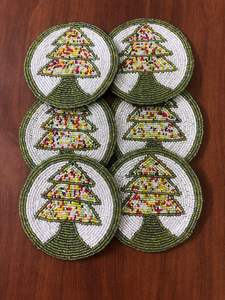 Dessous de verre en noyer Ensembles de dessous de verre en bois de noyer-Qualité supérieure - Product Image 3