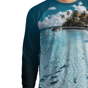 Conception personnalisée de chemises de pêche respirantes à séchage rapide à manches longues motif camouflage fabricant de chemises de pêche à manches longues - Product Image 5