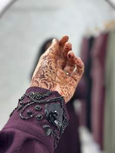 Casual elegante modesto XXL mujer bordado a mano importación abotonada capa musulmana ropa tradicional y accesorio - Product Image 4