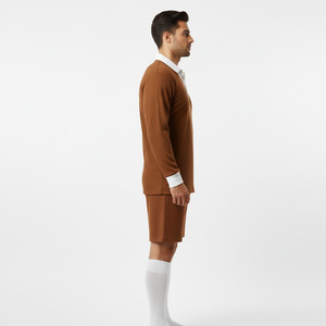 Uniforme de Rugby Profesional para Hombre, Ropa de Equipo Personalizada, Diseño de Logotipo de Fábrica OEM, Tela Duradera 100% Poliéster, Transpirable y de Secado Rápido - Product Image 3