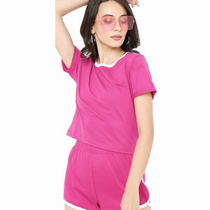 Top Best Selling Women's Summer Sets in Cotton Fabric Stylish O Neck Half Sleeves Summer Sets for Women's - Product Image 6