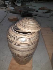 Urne de crémation noire de style américain biodégradable et écologique en bambou pour les cendres commémoratives de chien adulte ODM personnalisable du Vietnam - Product Image 5