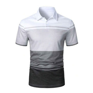 2025 Venta al por mayor Ropa de calle de alta calidad Liso Casual Golf Logotipo personalizado Nuevo diseño Polo para hombres Polos - Product Image 1