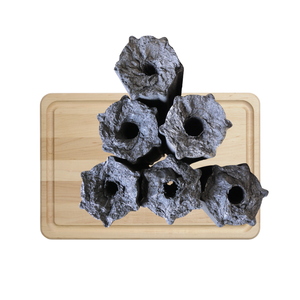 ขี้เลื่อยอัดถ่านอัดก้อนสีดำมี7300J 5% แอชสำหรับให้ความร้อนกลางแจ้งและในร่ม - Product Image 1