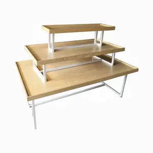 supermarket shelf display rack Promotional table pile head supermarket display shelves