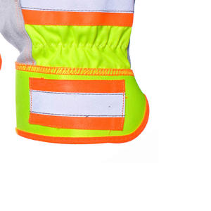 Nouveauté Gants de sécurité pour mécaniciens doublés pour la saison hivernale Haute visibilité Meilleure qualité Cuir Gants anti-coupures pour travailleurs mécaniques - Product Image 3