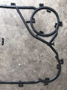 Nbr FKM EPDM Silicone trao đổi nhiệt niêm phong Gasket Đen AFA Lava danfos thương hiệu vật liệu cao cấp OEM tùy biến - Product Image 4