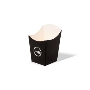 Panier à papier pour aliments frits, revêtement polythénaté, modèle Mod. Frites CEST 7x7x8.5 Cm - Product Image 2