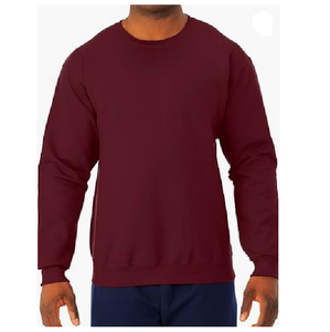 BD personnalisé hommes surdimensionné grande taille sweats personnalisé imprimé brodé col rond solide respirant tricoté avant - Product Image 3