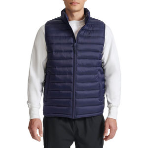 Good Product Breathable Canvas Casual Puffer <b>Vest</b> Sports Winter Outdoor Sleeveless Puffer <b>Vest</b> for Men's - Product Image 5