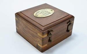 Calvin Handicrafts" <b>Personalised</b> Brass Round Sundial <b>Compass</b> - Product Image 3