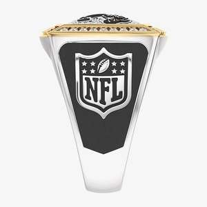 Bague de championnat des Jacksonville Jaguars en alliage et moissanite, entièrement personnalisée, pour homme, style hip-hop, bicolore, sur mesure, pour lycée - Product Image 3