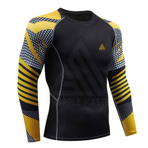 Nuevo Estilo de Rashguard para Hombre MMA - Transpirable, Manga Larga, Hecho en Pakistán, Diseña Tu Propio Logotipo Personalizado - Product Image 4