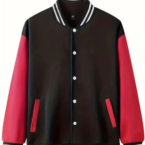 Fabricant OEM ODM, veste pour homme de style vintage, coupe ample, col en V - Product Image 1