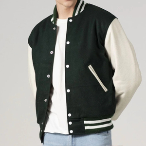 Vestes universitaires de vêtements de baseball de style nouveau pour les vestes de bombardier en cuir pour hommes et femmes - Product Image 3