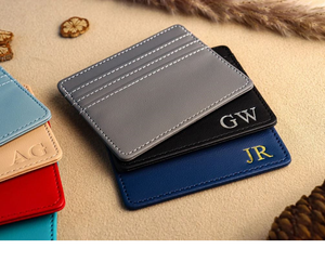 ที่ใส่นามบัตรหนัง PU กระเป๋าใส่บัตรเครดิตแบบสั้นมีช่องเปิดปิดผ้าซาติน - Product Image 3