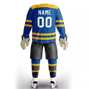 Team Wear <b>Ice</b> Hokey Uniform Made From Polyester Fabric For Better Absorption Suitable For Teams - Product Image 4