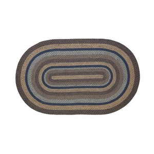 Tapis ovale en jute naturelle, tissé à la main, matériau écologique, décoration intérieure durable avec tapis et coussinets chauds - Product Image 3