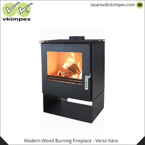 Poêle à bois de qualité exceptionnelle, Design classique, capacité de chauffage de la pièce de 100 à 120 m3 et poids de 81 kg - Product Image 2