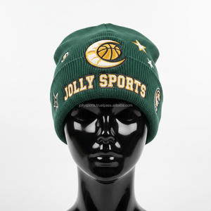 <b>Women</b> <b>Beanie</b> Cap High Quality Thick Knit 300GSM Multiple Color Choice Custom Patch Embroidery Sports Style Jacquard <b>Beanies</b> Cap - Product Image 1