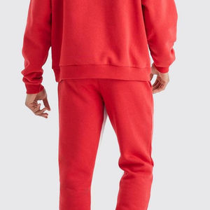 Ensemble de survêtement sport en molleton 100% coton pour homme, personnalisé, respirant, uni, de haute qualité, surdimensionné, pour l'hiver, 2026 - Product Image 6