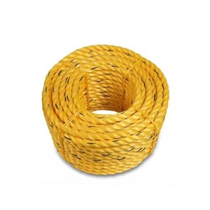Cuerdas de embalaje de polipropileno PP trenzado amarillo de alta calidad, precio económico, cuerda de venta de exportación en espiral - Product Image 1