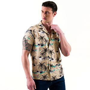 Short Sleeve Men <b>Beach</b> Casual Party Printed Hawaiian <b>Shirt</b> Mens Print Patterned <b>Shirt</b> Button up Vacation <b>Shirts</b> Made in Istanbul - Product Image 6