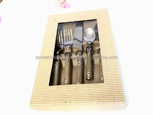 Collection exclusive d'articles de table, élégant ensemble de cuillère, fourchette et couteau en acier inoxydable, idéal pour la maison, les restaurants et les banquets - Product Image 3