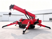 Mini-grue araignée sur chenilles CASDE 10 tonnes à double alimentation et télécommande hydraulique