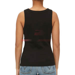 Camiseta sin mangas promocional de buena calidad para mujer, nueva llegada, tasa de venta completa, camiseta sin mangas de entrenamiento para mujer 2025 - Product Image 3