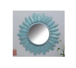 Hot Sale Ocean Blue Color Flower Shape Wall Art Modern Decoration <b>Mirror</b> - Product Image 1