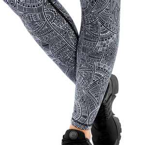 Sublimated High Waist Leggings for Women Mid Waist Casual Sport Yoga Pants Fitness Gym Running Sport With Push up Warm Winter - Product Image 5