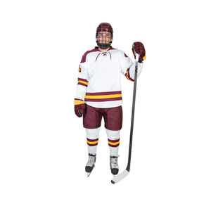 Precio competitivo Uniforme de hockey sobre hielo Ropa deportiva Servicio OEM de alta calidad Conjuntos impresos por transferencia de calor personalizables a prueba de agua - Product Image 4