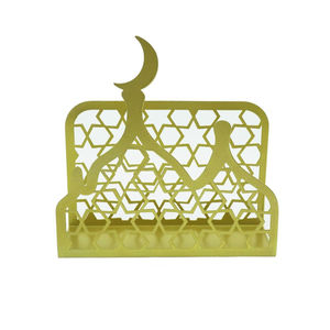 Support de porte-serviettes ananas en métal noir décoratif classique pour distributeur de mouchoirs en fer de cuisine et de Table pour Restaurant et Bar - Product Image 3