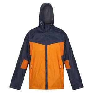 แจ็กเก็ตกันลมมีซิปของผู้ชายแจ็กเก็ตกีฬา100% น้ำหนักเบาออกแบบได้ตามต้องการ - Product Image 1