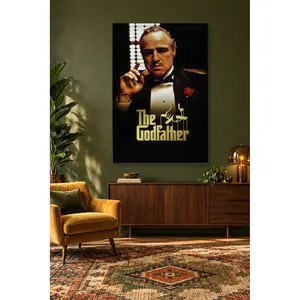 Stampa su Tela del Film <span class=keywords><strong>Il</strong></span> <span class=keywords><strong>Padrino</strong></span> con Don <span class=keywords><strong>Corleone</strong></span> - Product Image 5