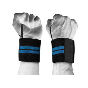 Muñequeras de levantamiento Super Heavy Duty Muñequera Levantamiento de pesas Gimnasio Entrenamiento cruzado Pulgar Loop Poliéster Algodón - Product Image 4